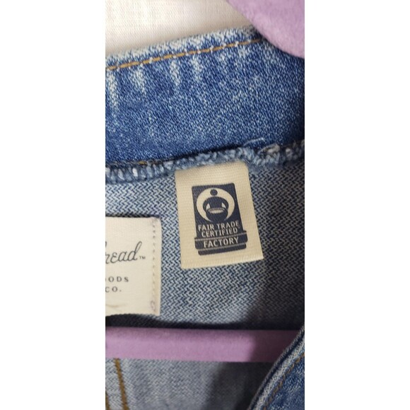 Universal Thread Country Jean Vest L Cowgirl Rodeo Western Retro Festival Casual - Picture 3 of 10